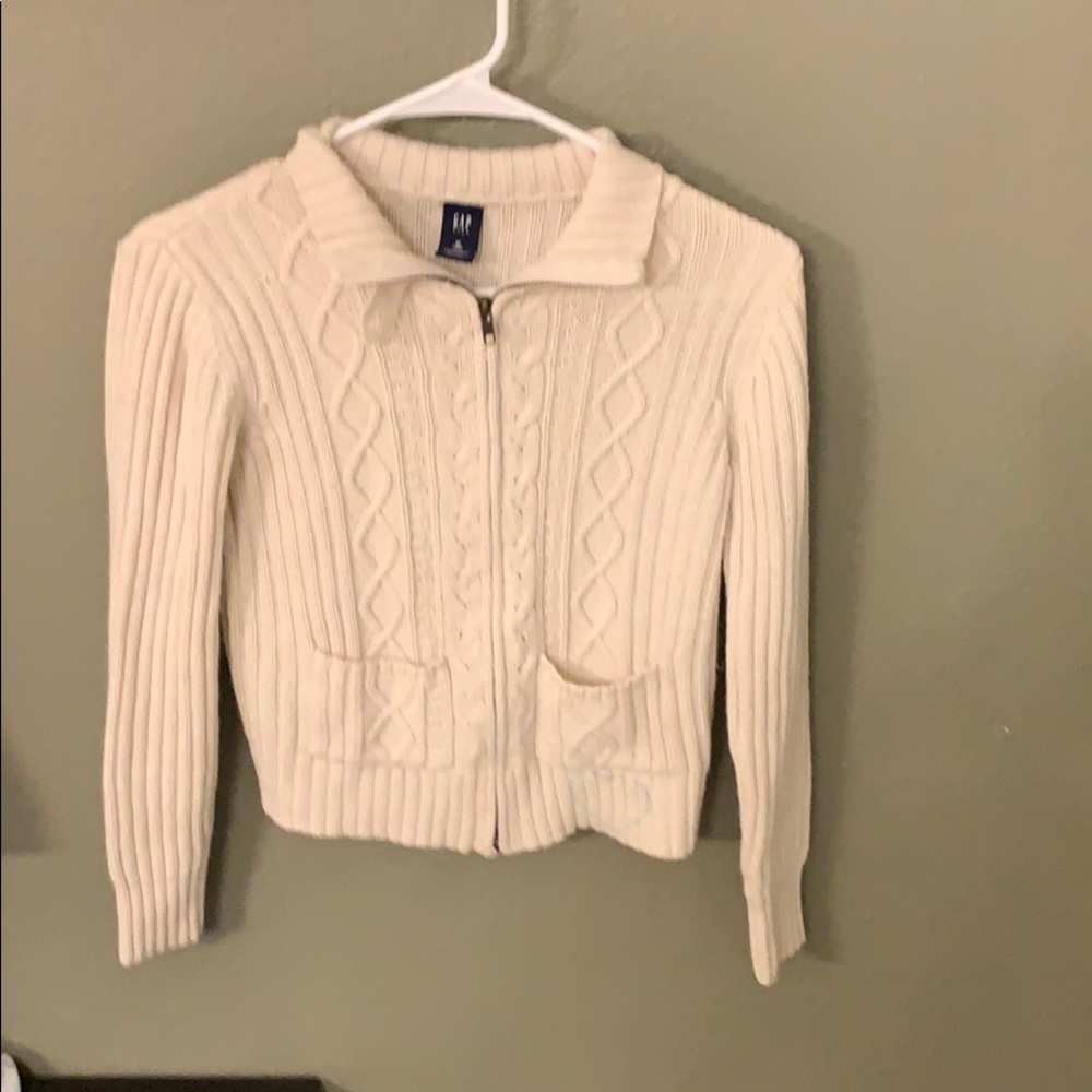 Girls Gap Zippered Sweater